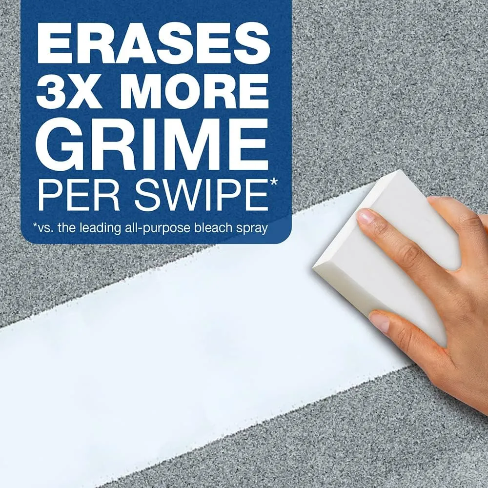 Mr. Clean Magic Eraser Extra Durable, 4.6 X 2.4, 0.7" Thick, White, 30/carton