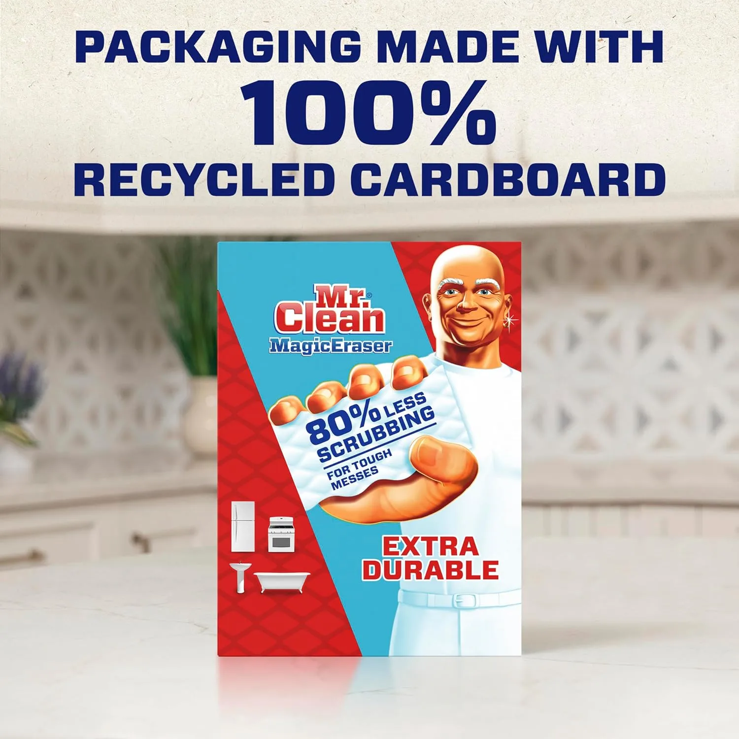 Mr. Clean Magic Eraser Extra Durable Cleaning Pads, 4 Count