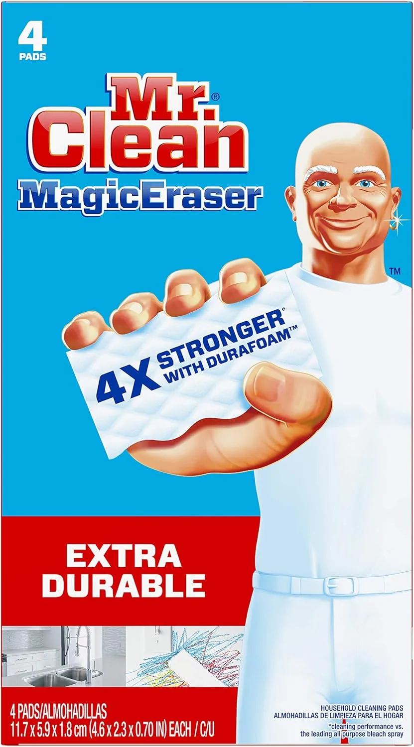 Mr. Clean Magic Eraser Extra Durable Cleaning Pads, 4 Count