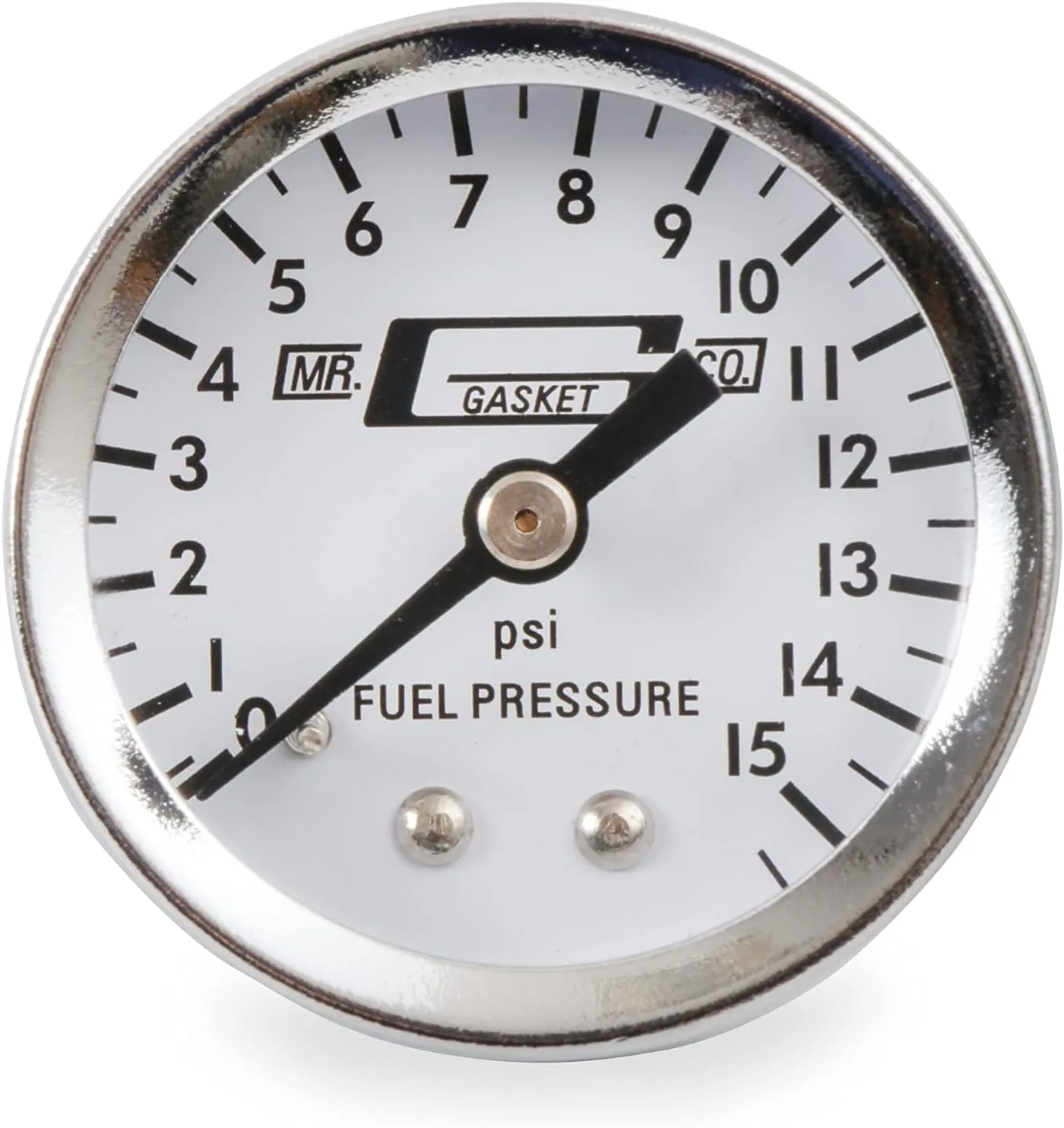 Mr. Gasket 1559 Fuel Line Kit with Gauge & Fittings - Chrome