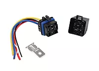 Mr. Gasket 40100G Waterproof Relay 12V DC/30 Amp Continuous/40 Amp Momentary 7 in. Long Wiring Pigtail Waterproof Relay