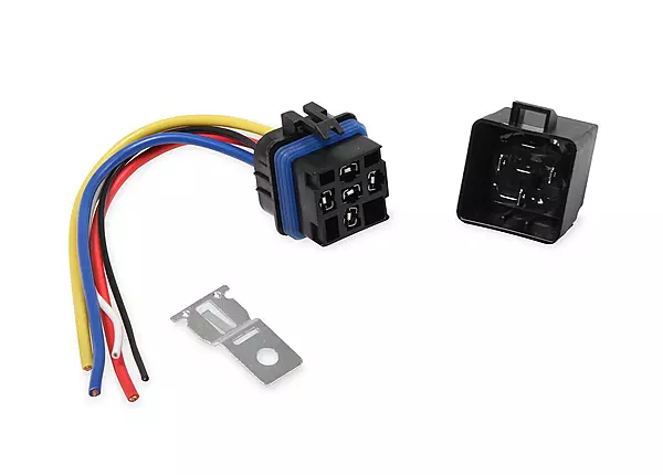 Mr. Gasket 40100G Waterproof Relay 12V DC/30 Amp Continuous/40 Amp Momentary 7 in. Long Wiring Pigtail Waterproof Relay