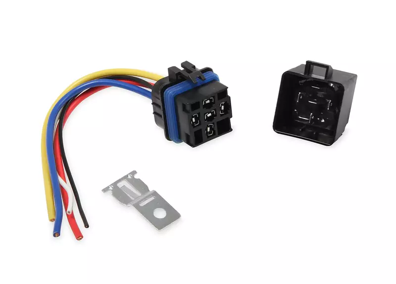 Mr. Gasket 40100G Waterproof Relay 12V DC/30 Amp Continuous/40 Amp Momentary 7 in. Long Wiring Pigtail Waterproof Relay