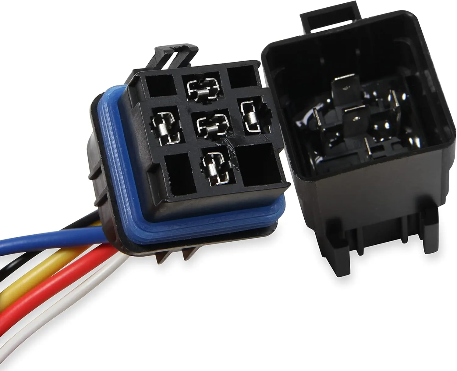 Mr. Gasket 40100G Waterproof Relay 12V DC/30 Amp Continuous/40 Amp Momentary 7 in. Long Wiring Pigtail Waterproof Relay
