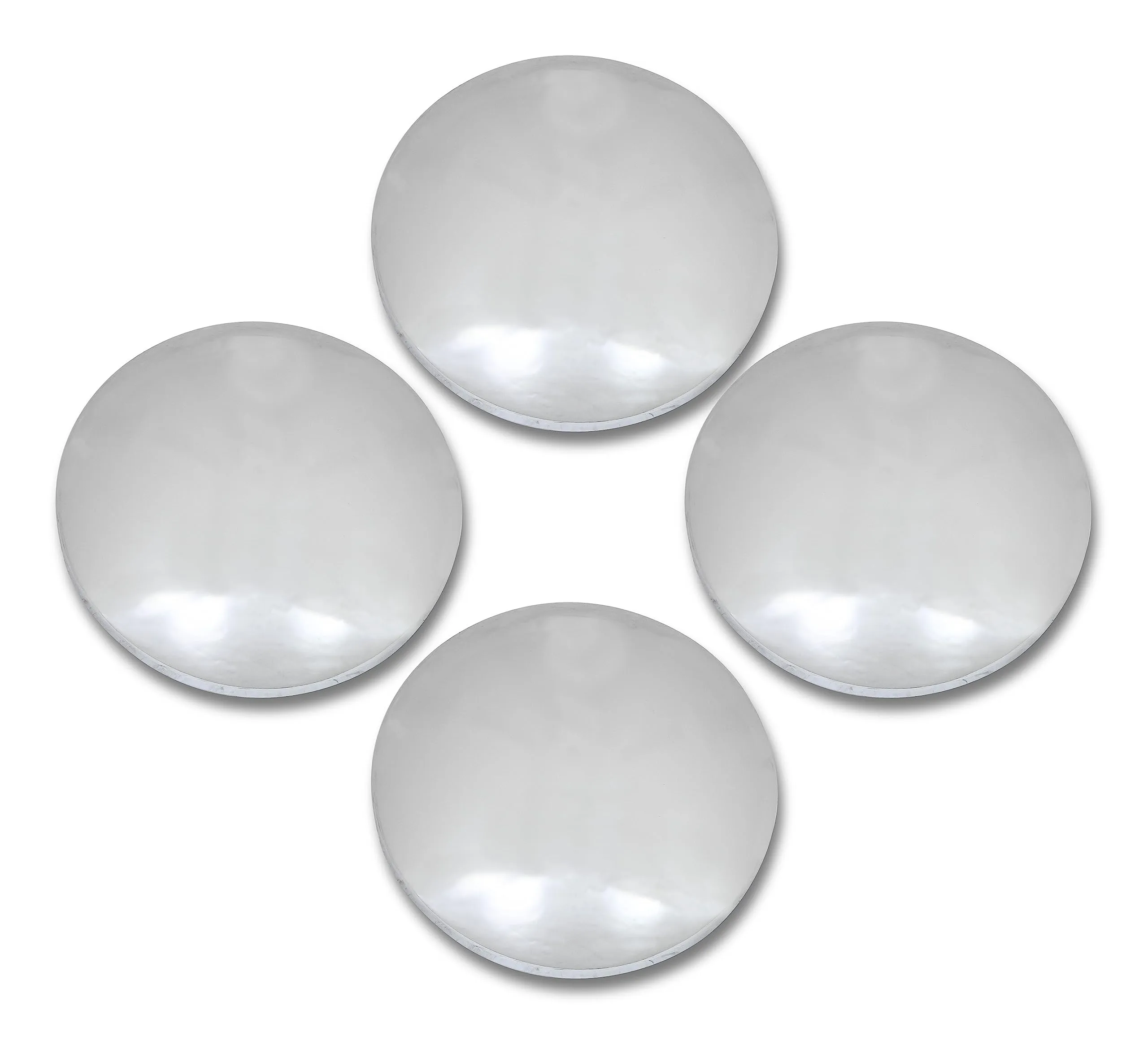 Mr. Gasket 4580 Baby Moon Hub Caps - Chrome