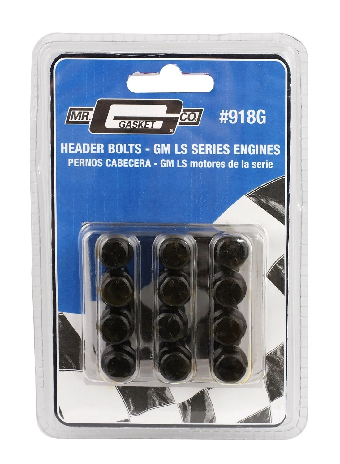 Mr. Gasket 918G Metric Header Bolt (Set of 12) M8-1.25 x 25mm