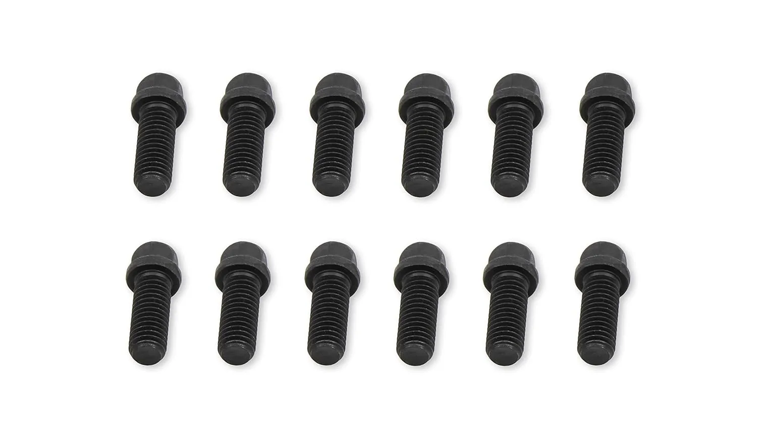 Mr. Gasket Header Bolts,3/8-16X1, Black