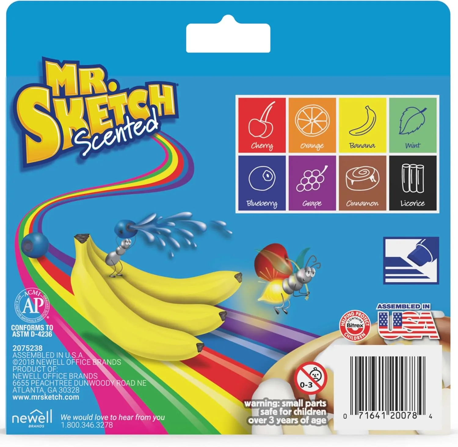 Mr. Sketch Scented Markers, Assorted Colors, Set of 8