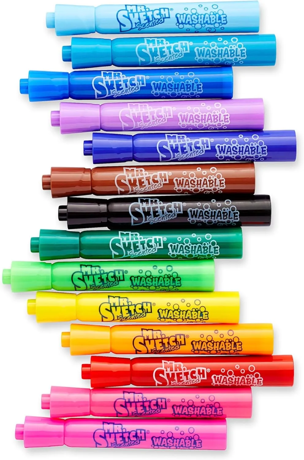 Mr. Sketch Scented Markers, Chisel Point, Assorted, Pack of 14