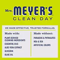 MRS. MEYER'S CLEAN DAY Basil Dish Soap (48 oz) & Lemon Verbena Hand Soap (33 oz) Bundle