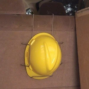 MSA 696389 Hard Hat Rack, Nickel Plated