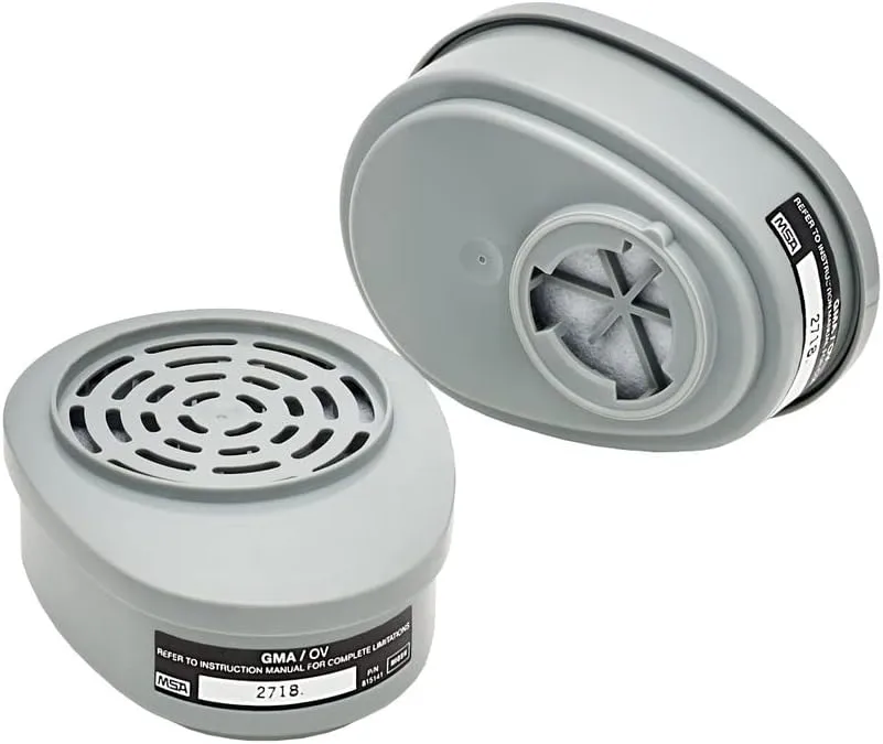 MSA Advantage Respirator Cartridges and Filters, 2-Pack