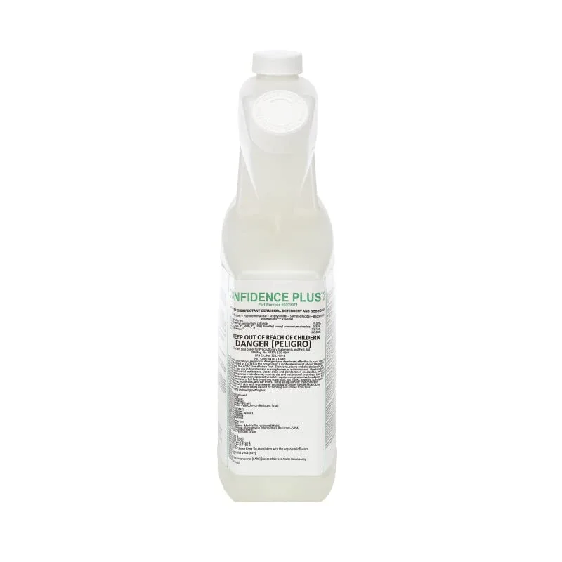 MSA 10009971 Confidence Plus 2 - Liquid Germicidal Cleaner, Makes up to 32 Oz of Sanitizer