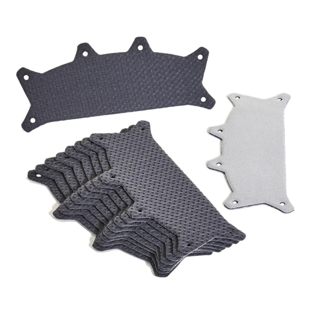 MSA 10153518 Moisture Wicking Pad - Polyester Sweatband for Use with Fas-Trac III Hard Hat Suspensions, Blue/Gray Color