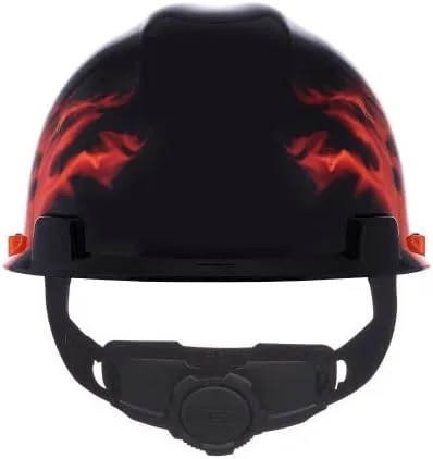 MSA Freedom Series V-Gard Cap Style Safety Hard Hat with Fas-Trac III Ratchet Suspension