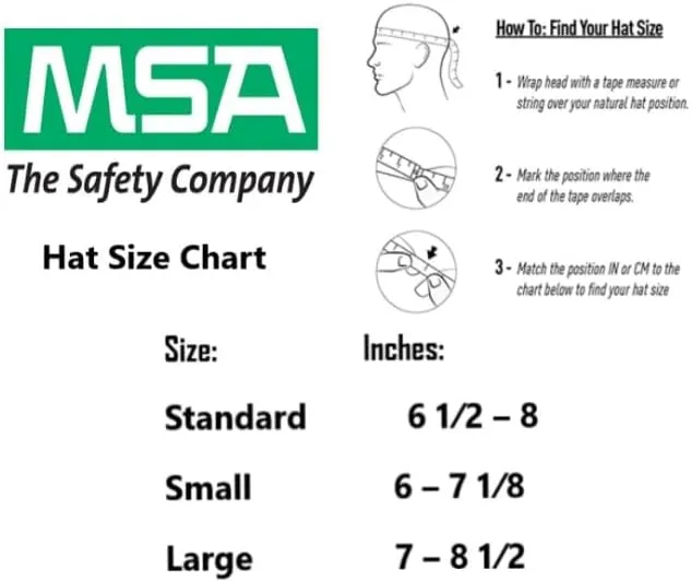 MSA Topgard Full Brim Safety Hard Hat - Polycarbonate Shell