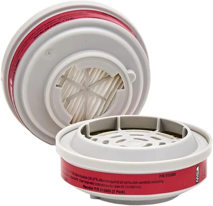 MSA Advantage Respirator Cartridges and Filters, 2-Pack