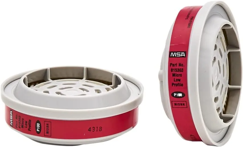 MSA Advantage Respirator Cartridges and Filters, 2-Pack