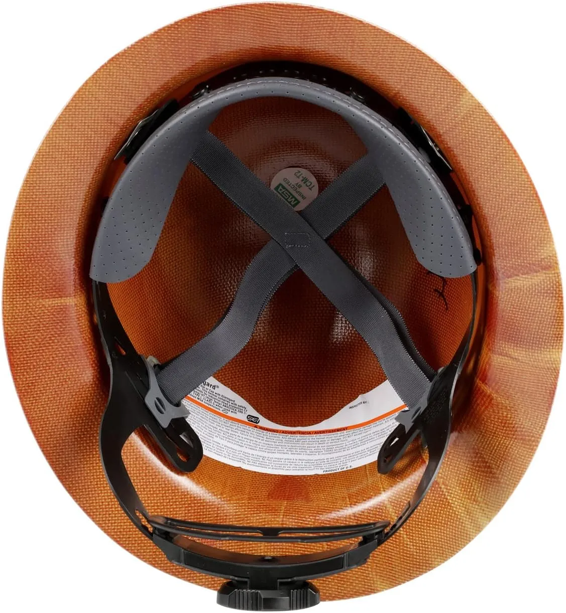 MSA Skullgard Full-Brim Hard Hat with Fas-Trac III Ratchet Suspension