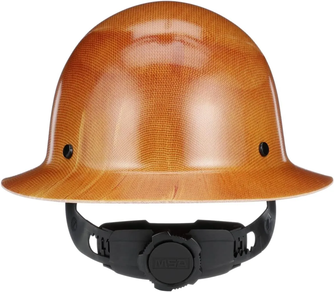 MSA Skullgard Full-Brim Hard Hat with Fas-Trac III Ratchet Suspension