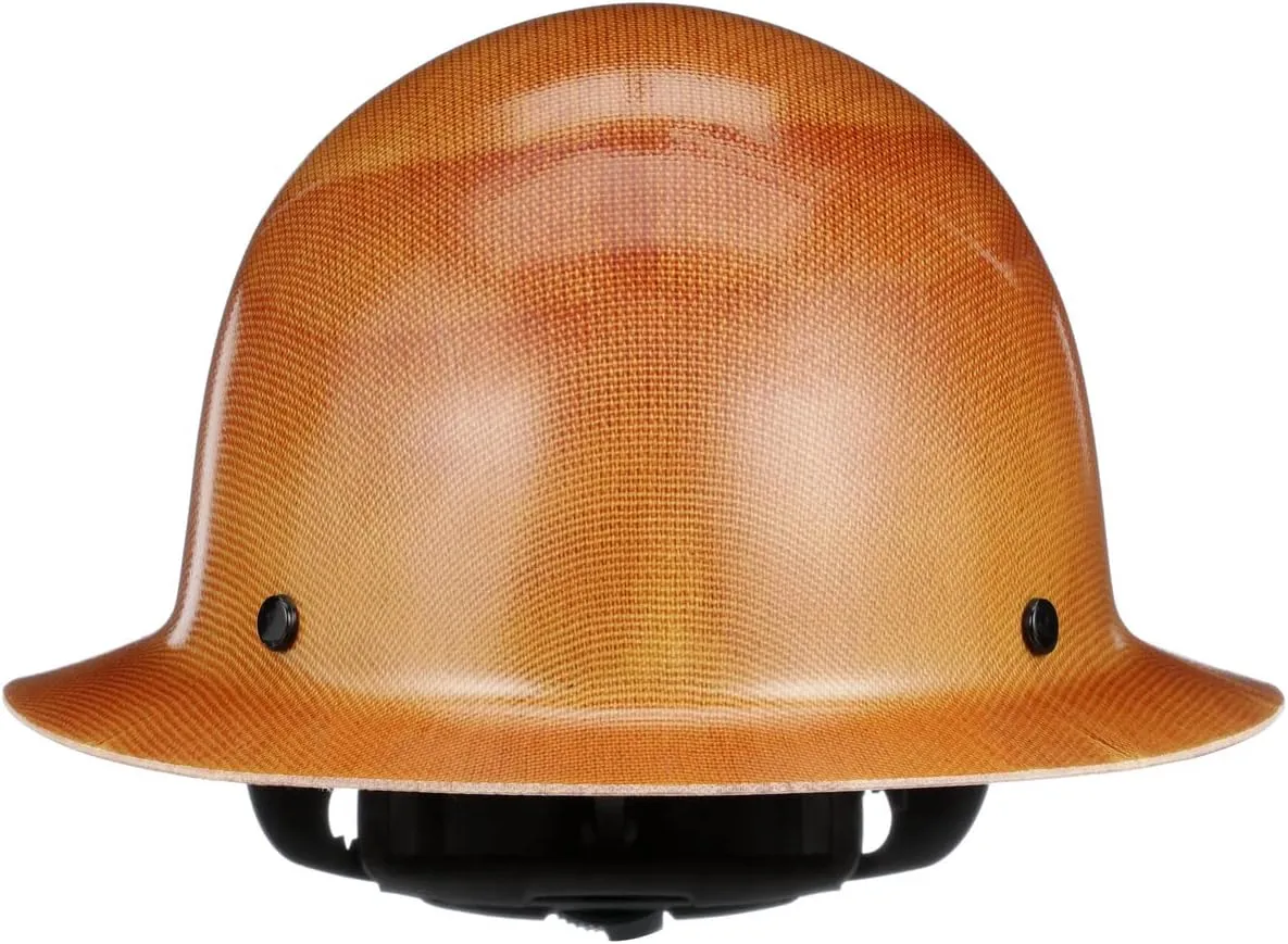 MSA Skullgard Full-Brim Hard Hat with Fas-Trac III Ratchet Suspension