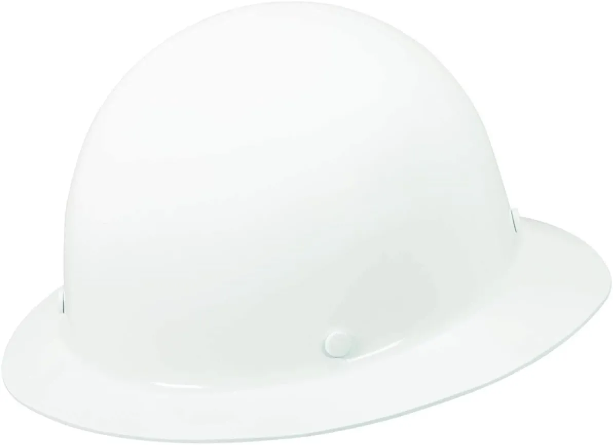 MSA Skullgard Full-Brim Hard Hat with Fas-Trac III Ratchet Suspension