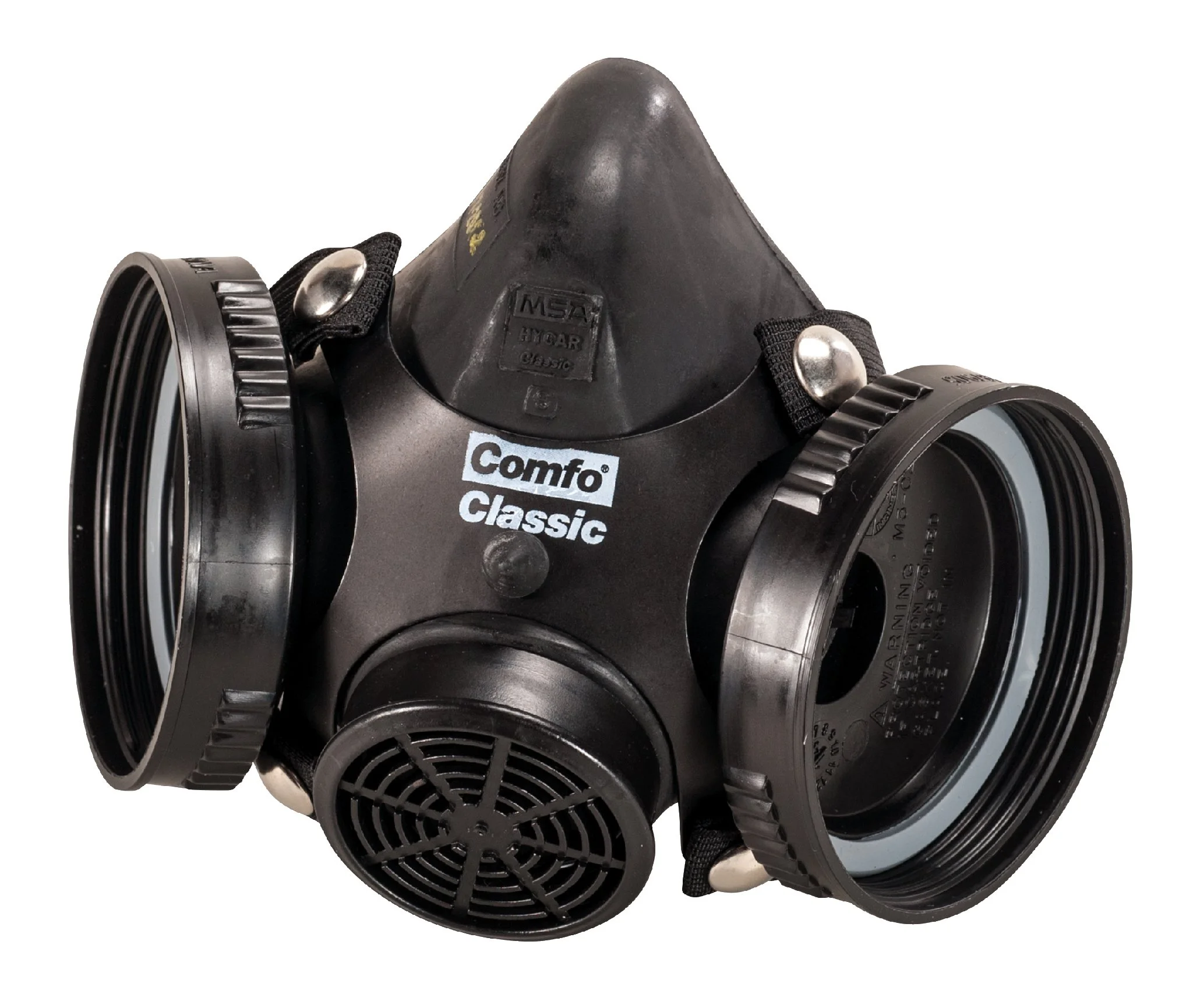 Msa Safety Sales, Llc 808072, Llc Small Comfo Classic Series Full Mask Air Purifying Respirator, Black