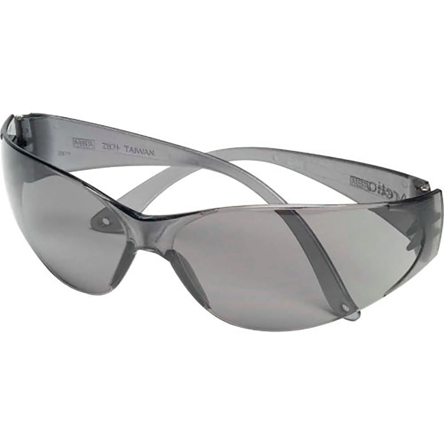 MSA Smoke Plano Safety Glasses - Grey (697515)