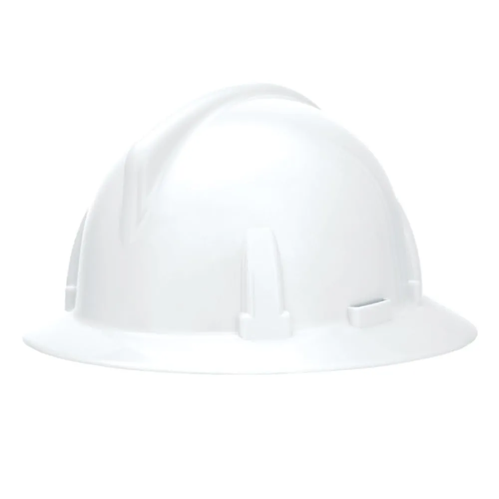 MSA Topgard Full Brim Safety Hard Hat - Polycarbonate Shell