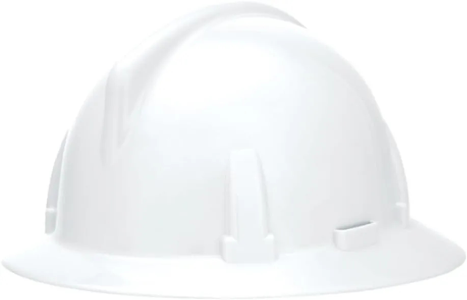 MSA Topgard Full Brim Safety Hard Hat - Polycarbonate Shell
