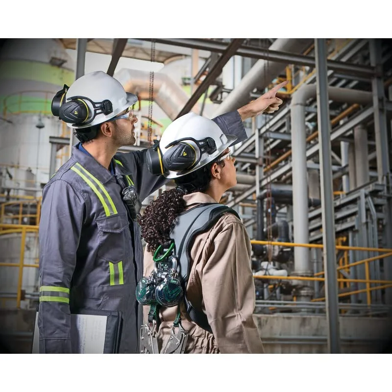 MSA V-Gard Cap Style Safety Hard Hat with Staz-On Pinlock Suspension