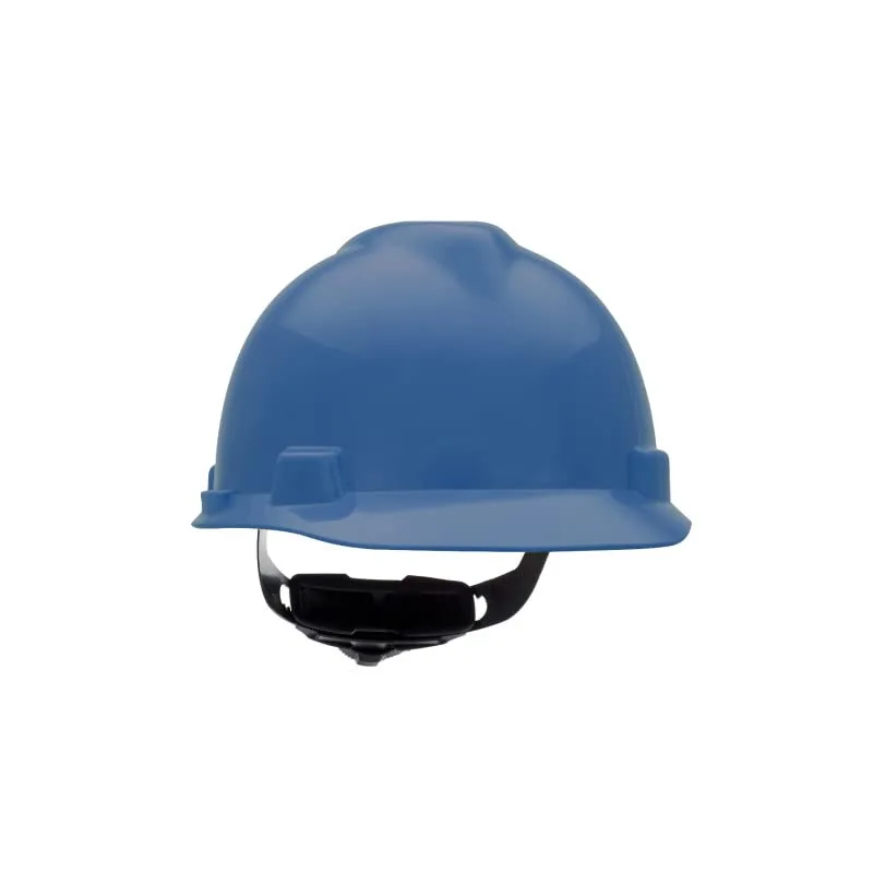 MSA 477483 V-Gard Cap Style Safety Hard Hat With Fas-Trac III Ratchet Suspension | Polyethylene Shell
