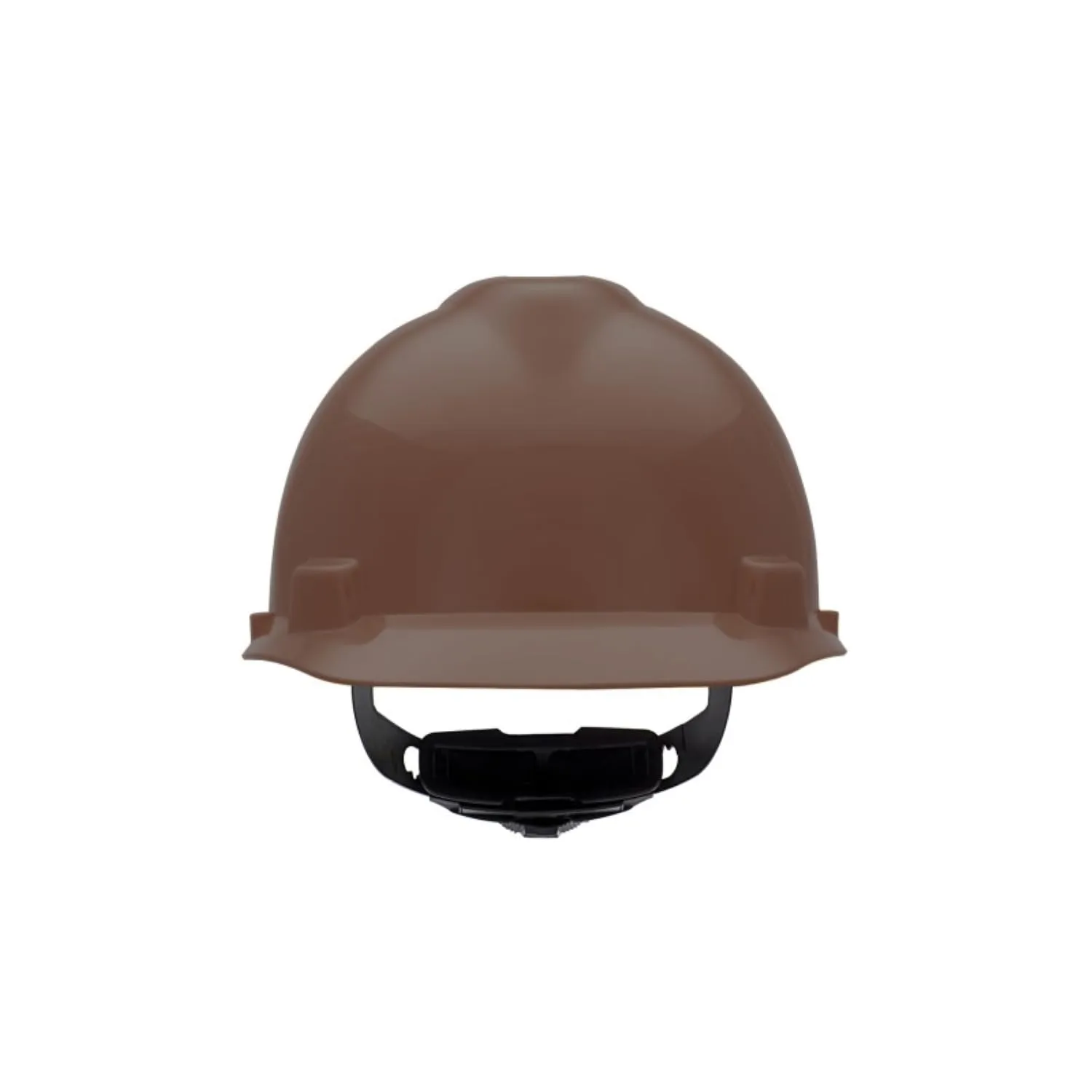 MSA 495854 V-Gard Cap Style Hard Hat with Fas-Trac III Ratchet Suspension, Brown