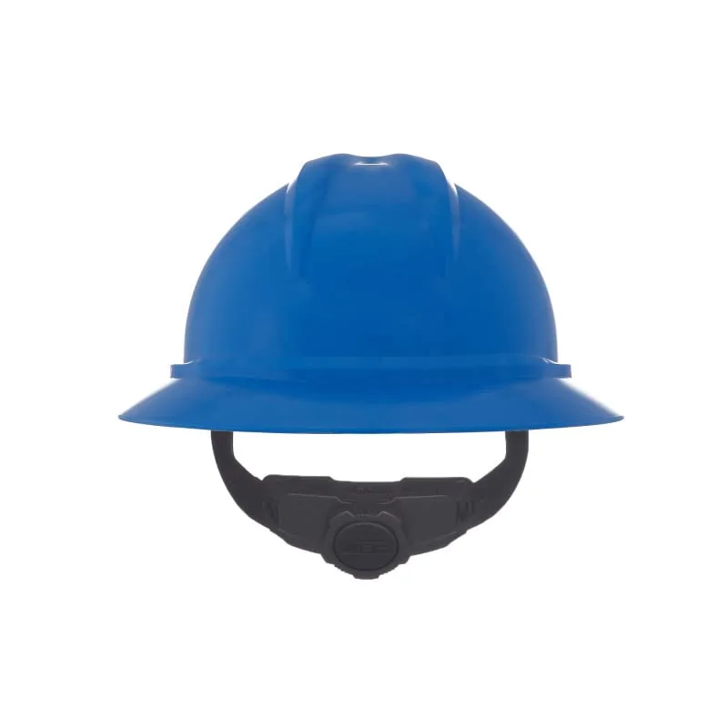MSA V-Gard 500 Full-Brim Hard Hat with Fas-Trac III Ratchet Suspension