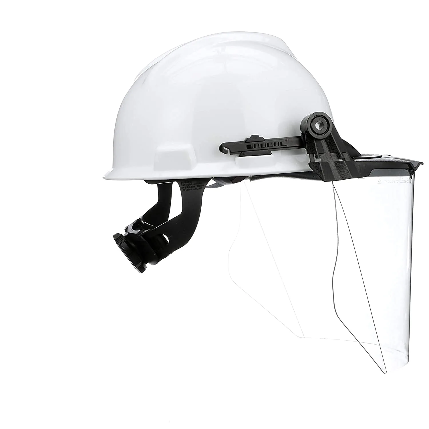 MSA V-Gard Accessory System Kit with V-Gard Cap, White, for Slotted Caps with Clear PC Visor, Lot of 3