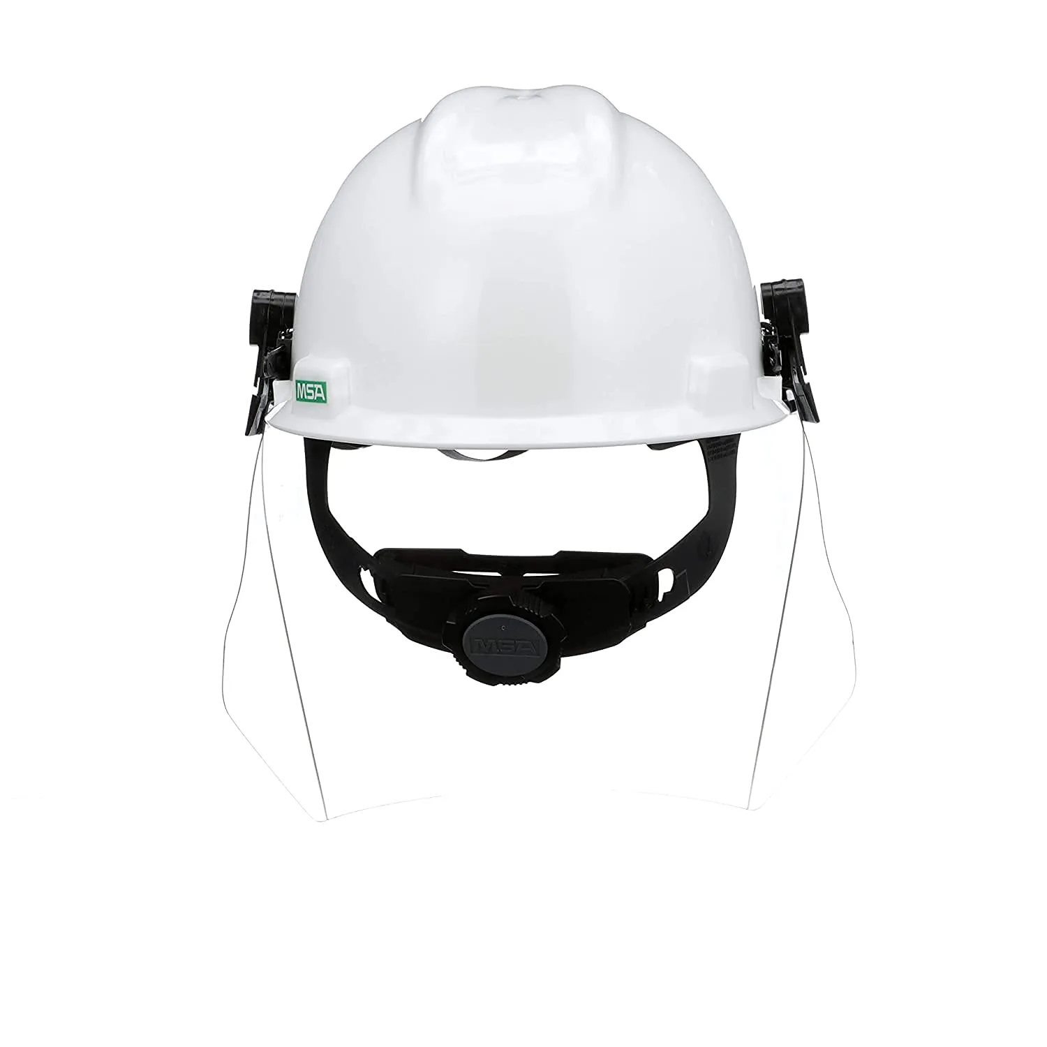 MSA V-Gard Accessory System Kit with V-Gard Cap, White, for Slotted Caps with Clear PC Visor, Lot of 3