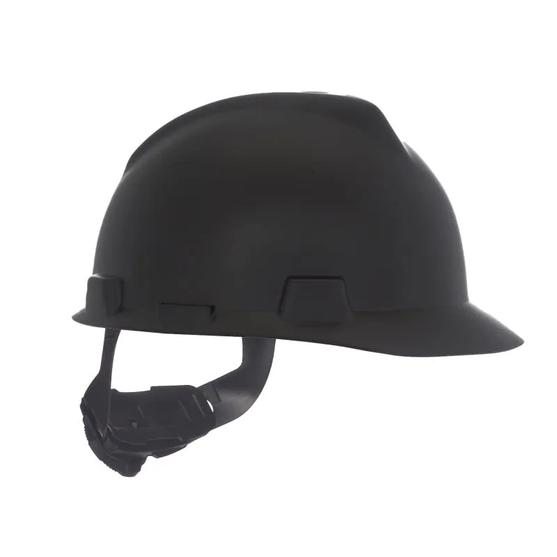 MSA V-Gard Cap Style Safety Hard Hat with Fas-Trac III Ratchet Suspension
