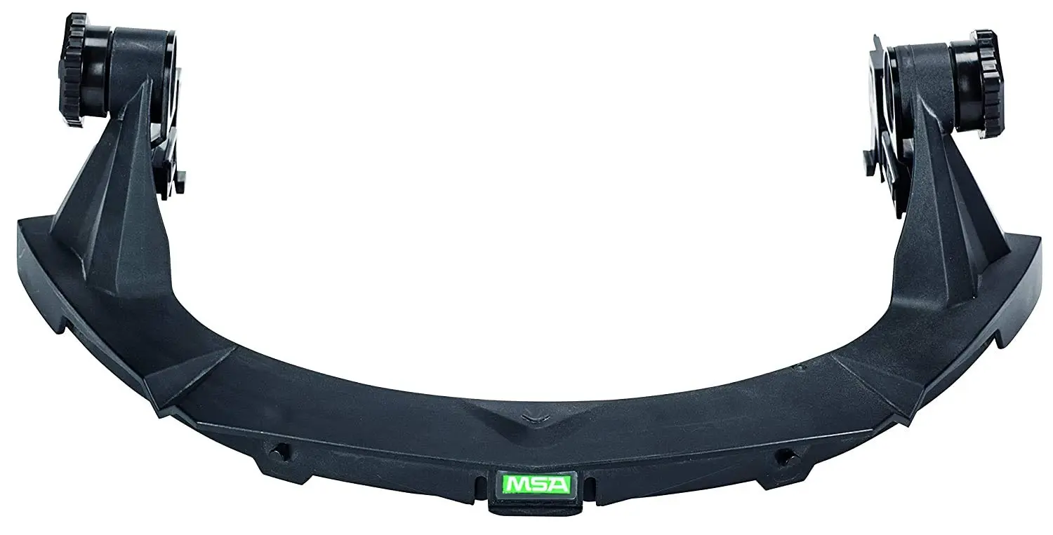 MSA 10154604 V-Gard Frame - General Purpose Applications, Fits Full-Brim Hard Hats, Black, Polybutylene Terephthalate (PBT)