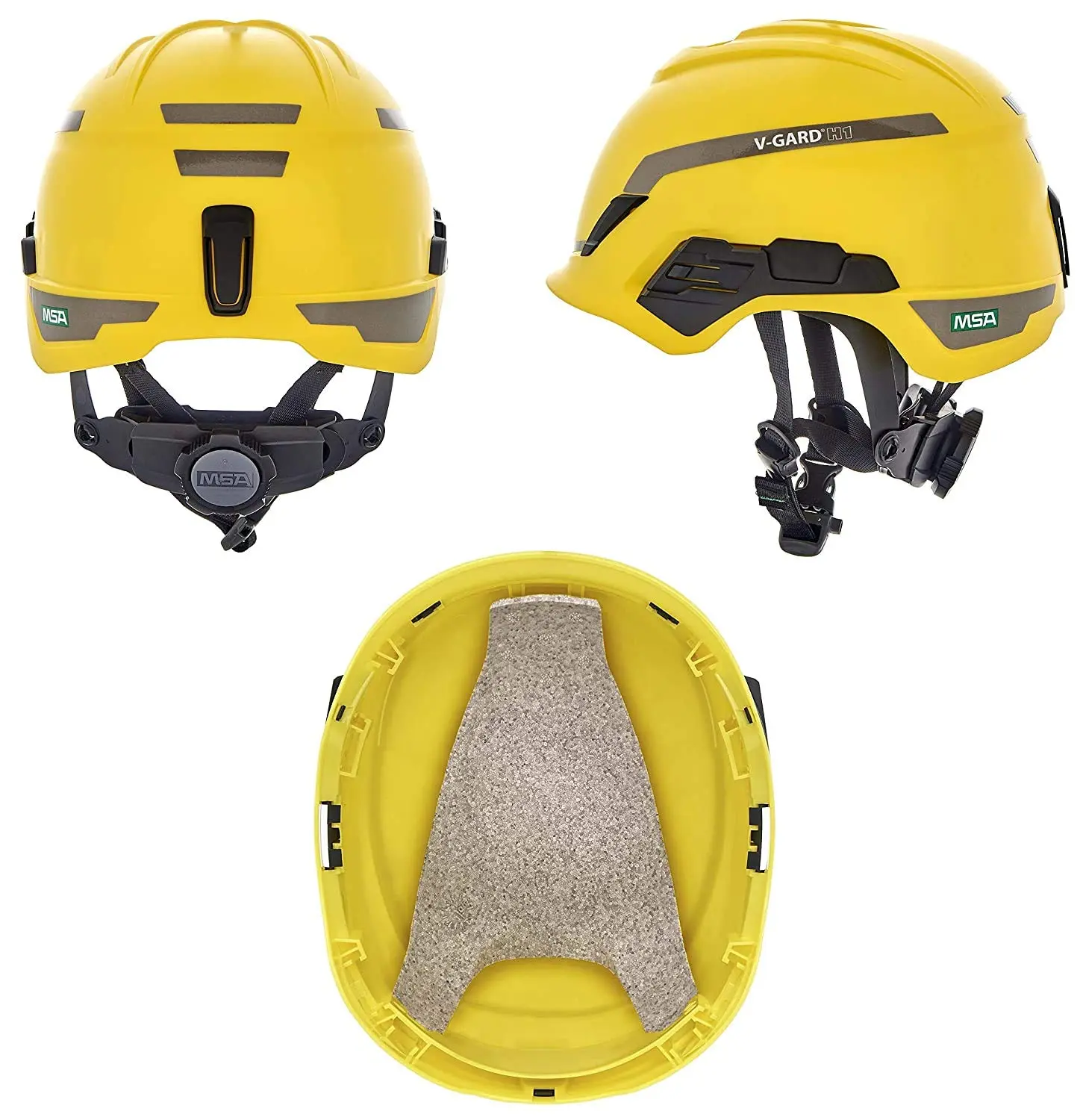 MSA V-Gard H1 Helmet with Fas-Trac III Ratchet Suspension