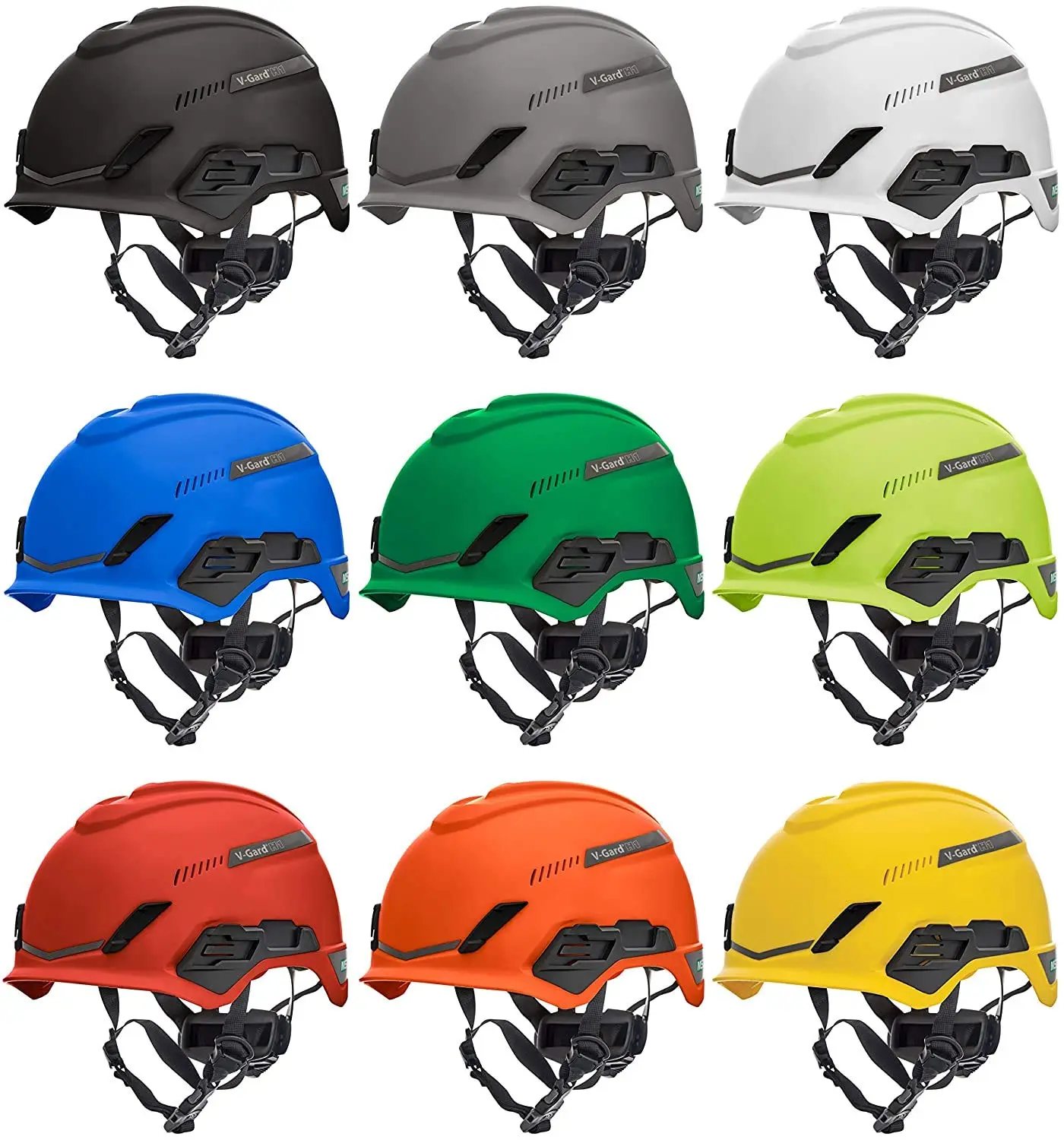 MSA V-Gard H1 Helmet with Fas-Trac III Ratchet Suspension