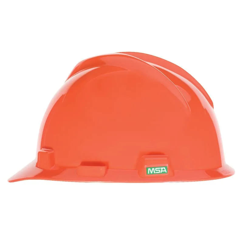 MSA V-Gard Cap Style Safety Hard Hat with Staz-On Pinlock Suspension