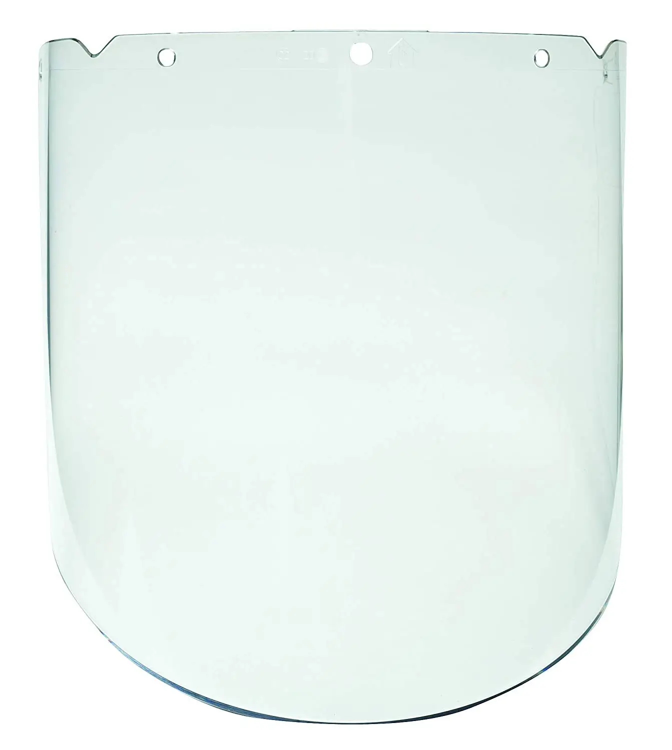 MSA 10115853 V-Gard Visor - Elevated Temperature with Antifog/Antiscratch Coating, Polycarbonate (PC), Clear Tint, Molded