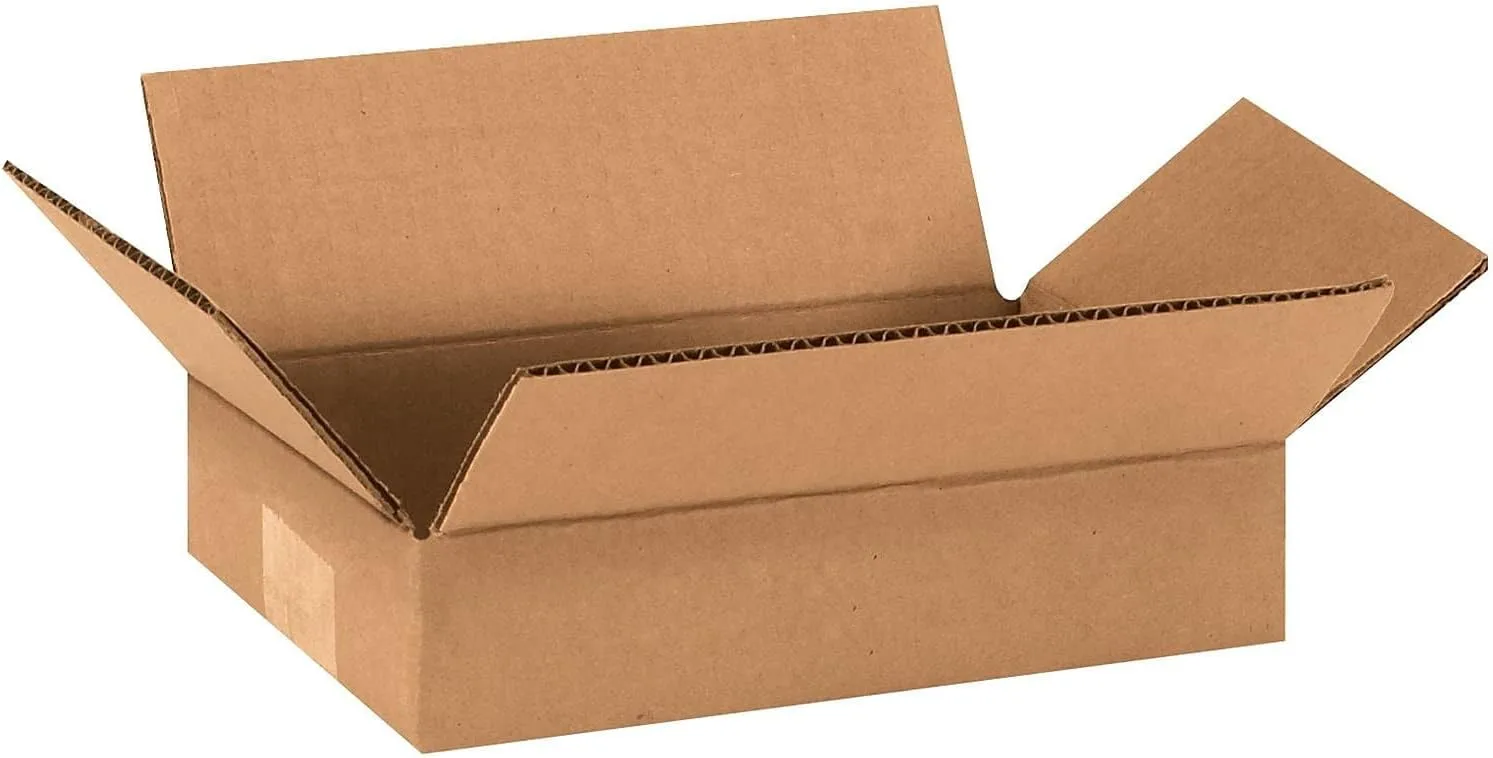 SI Products 09-Inch x 6-Inch x 2-Inch Shipping Box, 200#/ECT, 25/Bundle (962)