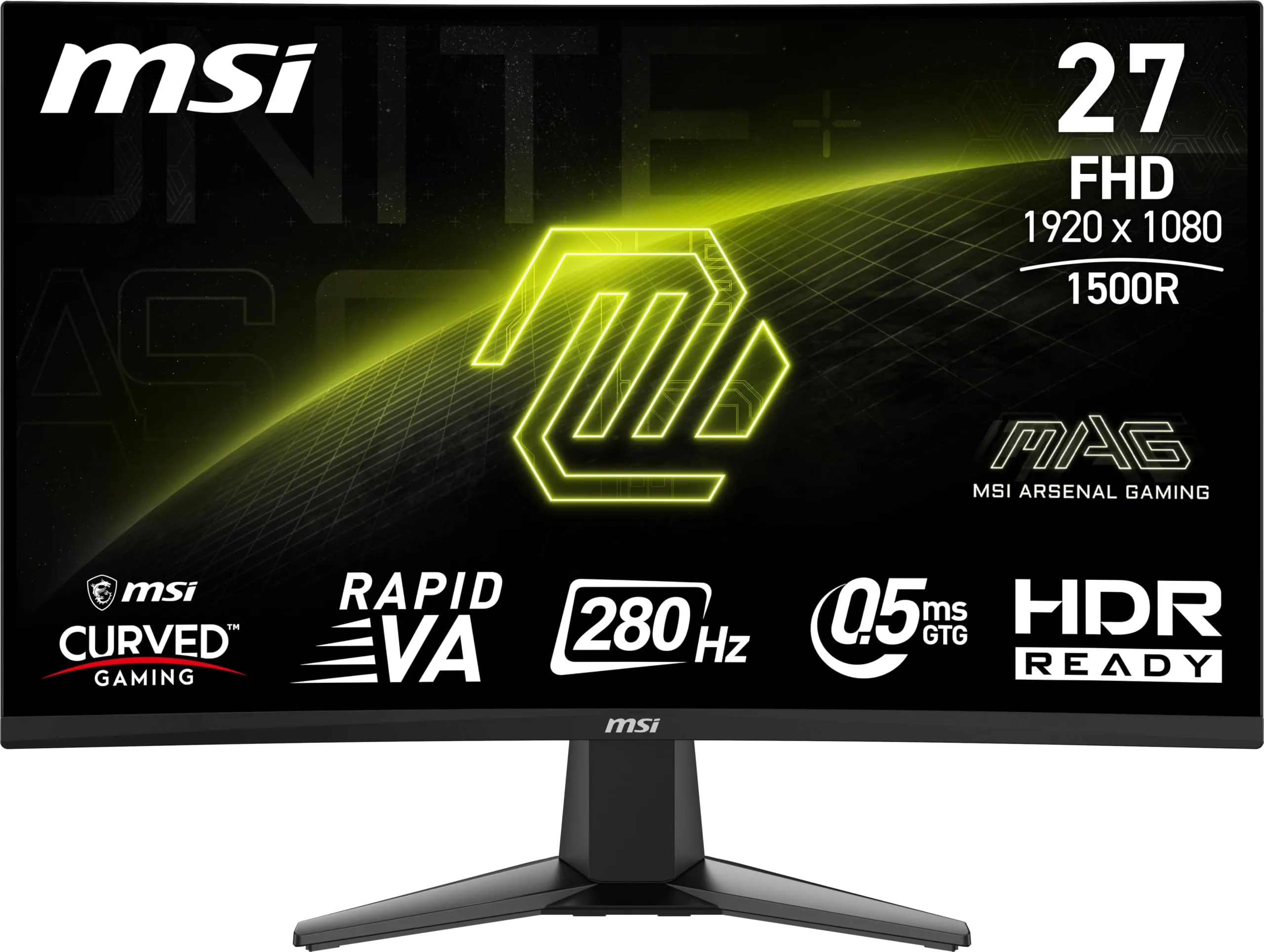 MSI MAG 27-inch FHD Curved VA Gaming Monitor