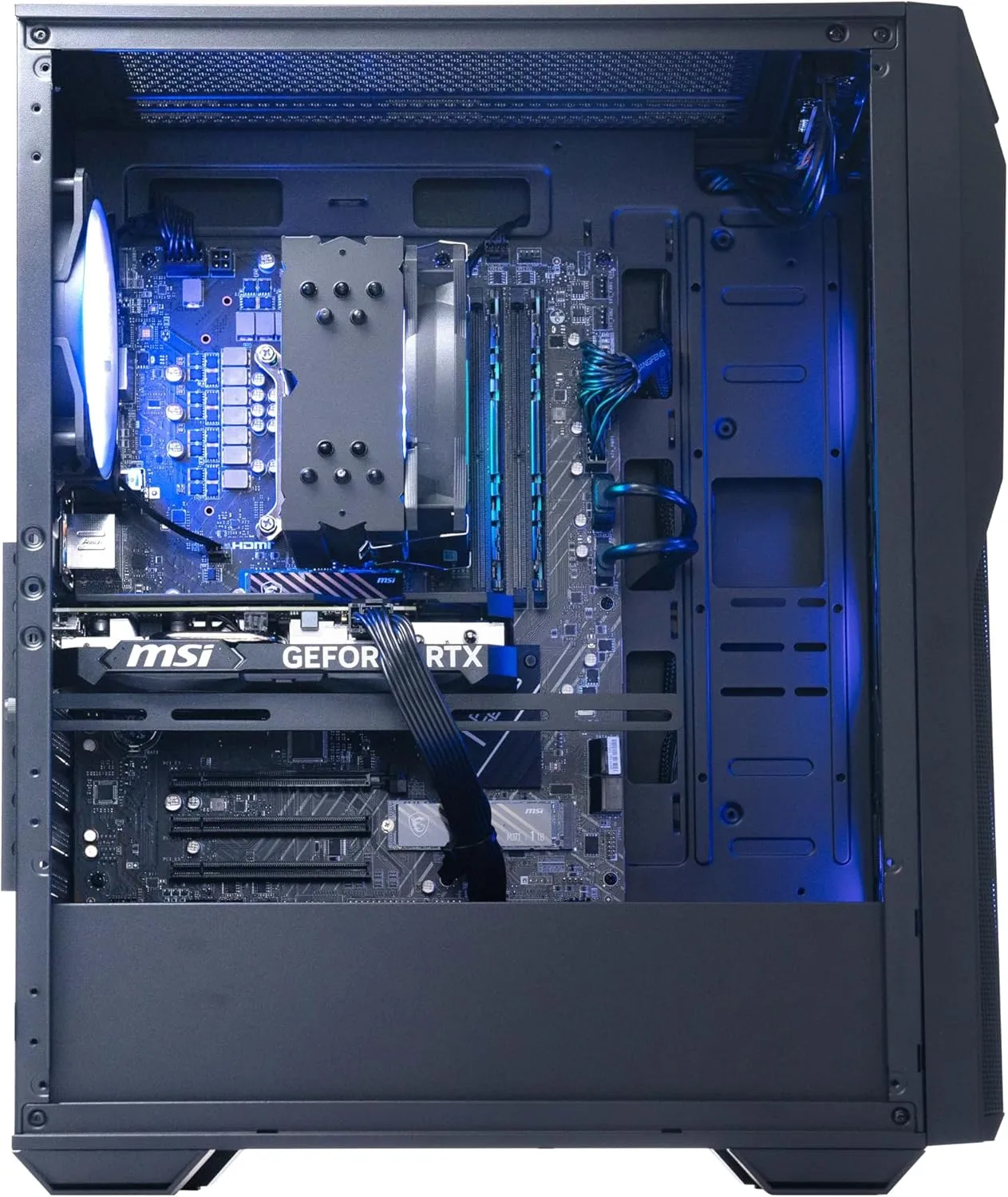MSI Codex R2 Gaming Desktop: 14th Gen Intel i7-14700F, Geforce RTX 4060 Ti, 64GB DDR5, 4TB NVMe SSD, 80+ Gold PSU, WiFi