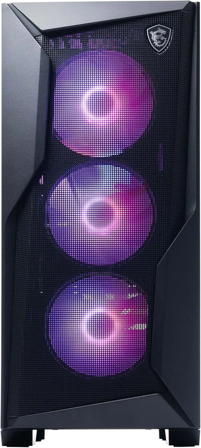 MSI Codex R2 Gaming Desktop: 14th Gen Intel i7-14700F, Geforce RTX 4060 Ti, 64GB DDR5, 4TB NVMe SSD, 80+ Gold PSU, WiFi