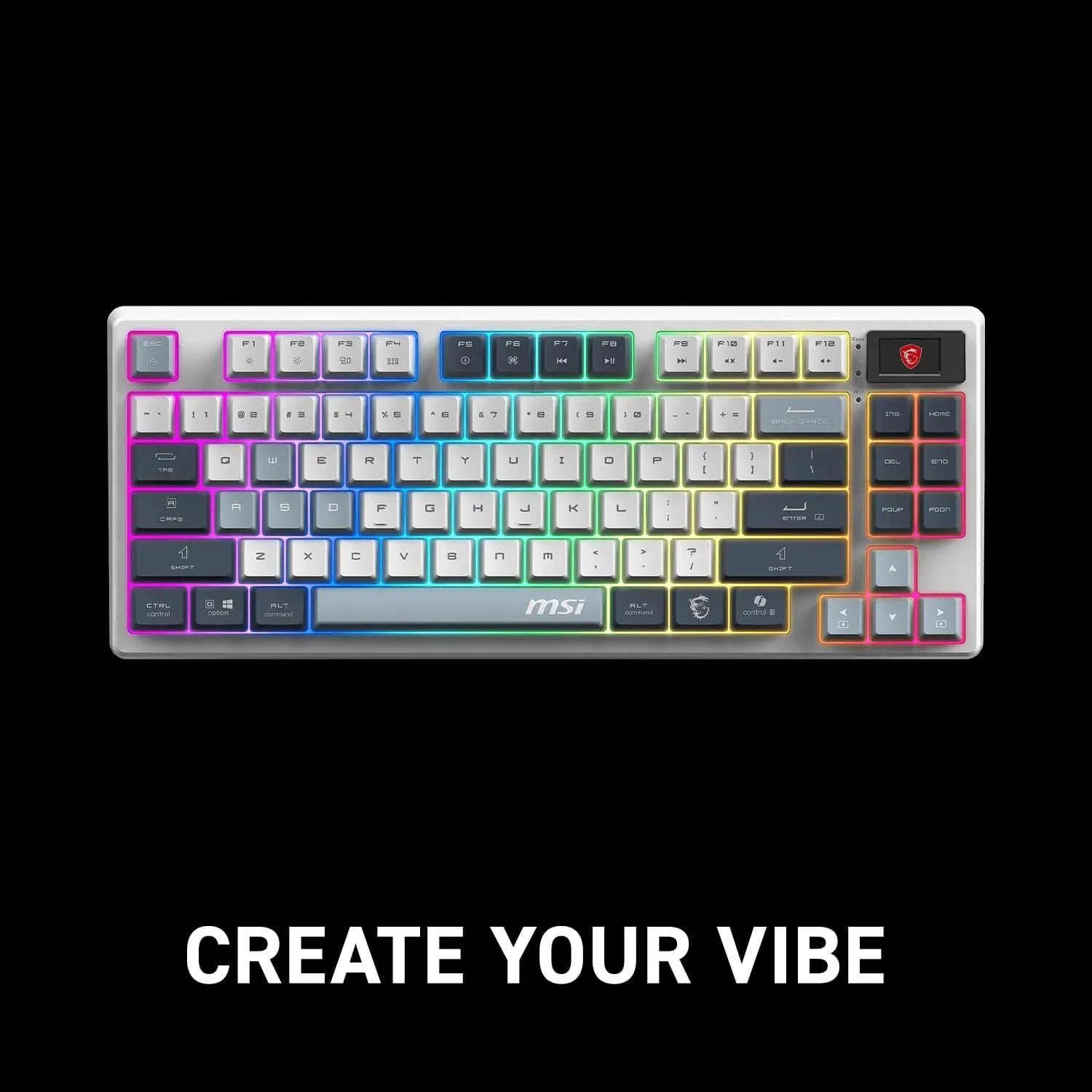 MSI Forge GK600 TKL Wireless Sky Mechanical Keyboard
