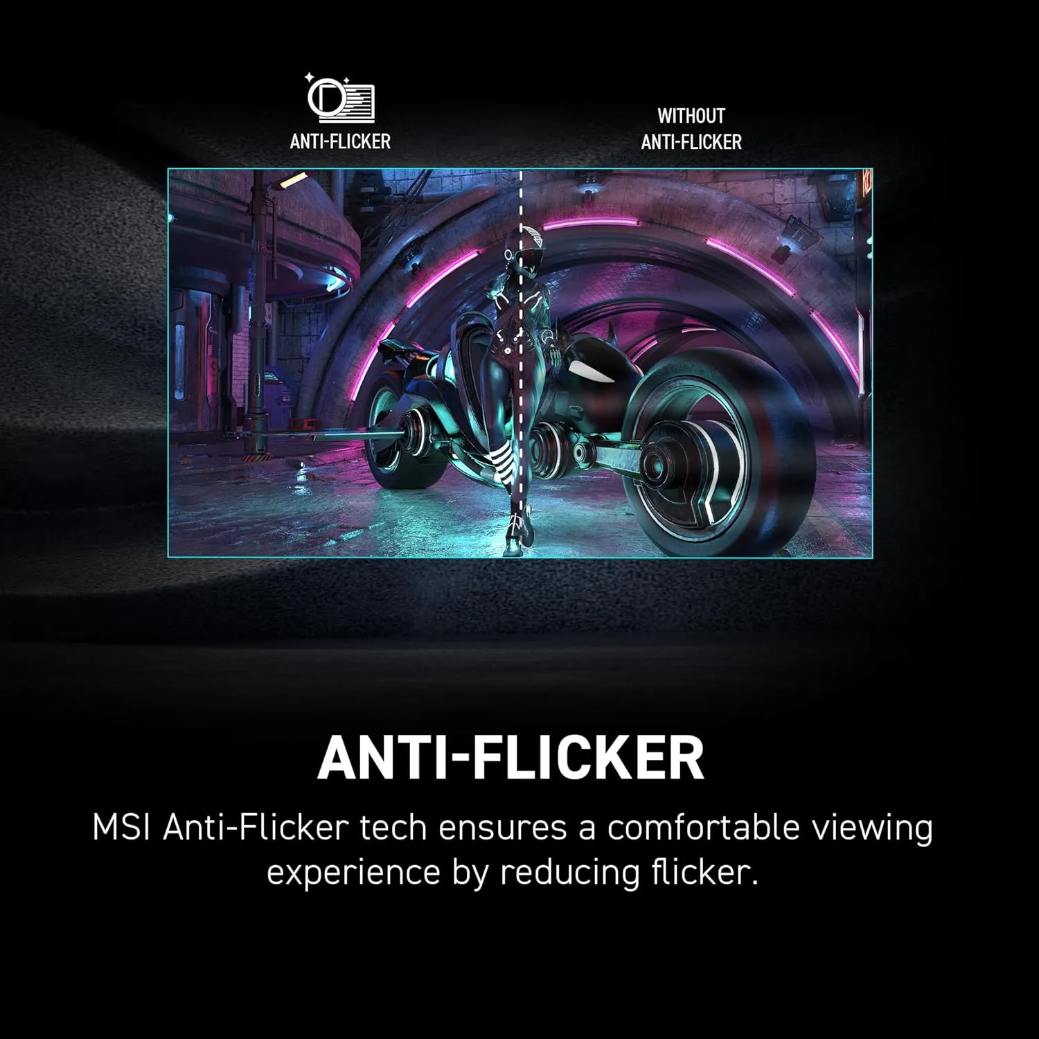 MSI G242L E14 24-inch FHD 144Hz Gaming Monitor, 1ms, IPS