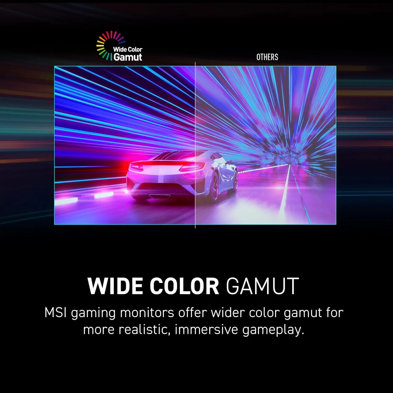 MSI G242L E14 24-inch FHD 144Hz Gaming Monitor, 1ms, IPS