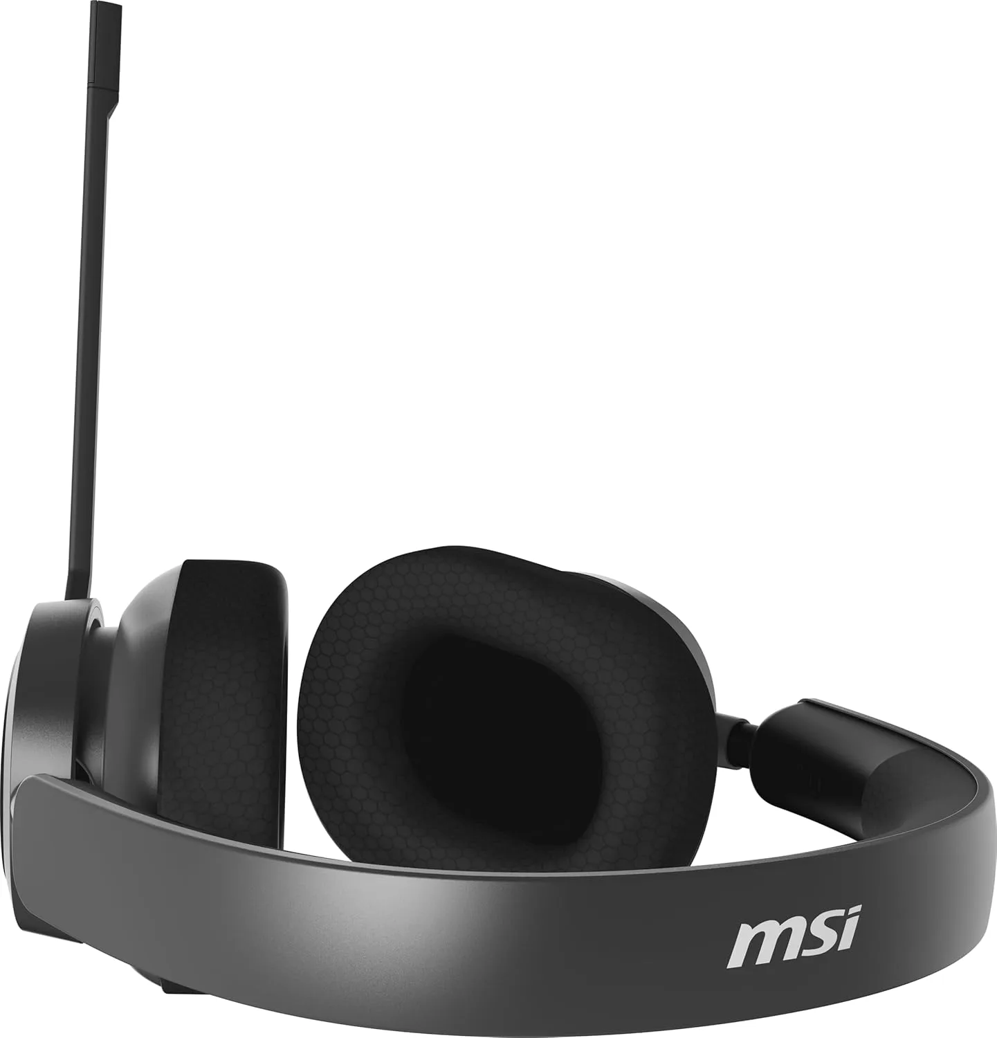 MSI Maestro 300 Gaming Headset – 40mm Neodymium Drivers, Unidirectional (Cardioid) Mic, Lightweight Comfort, Cross Platform Connectivity